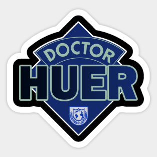 Doctor Huer - Buck Rogers in the 25th Century - Doctor Who Style Logo Sticker